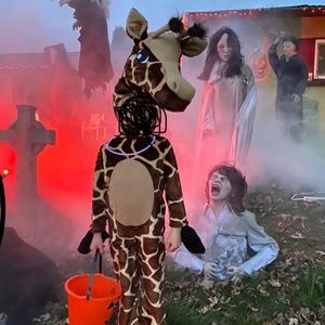 Kids Giraffe costume size XS (fits 4-5T)